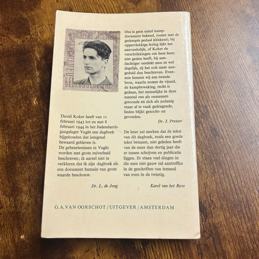 Dagboek Geschreven In Vught David Koker 1977